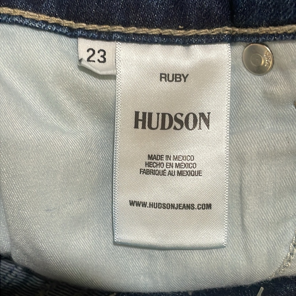 Hudson Jeans Rolled Cuff Denim Shorts NWT - Picture 5 of 8